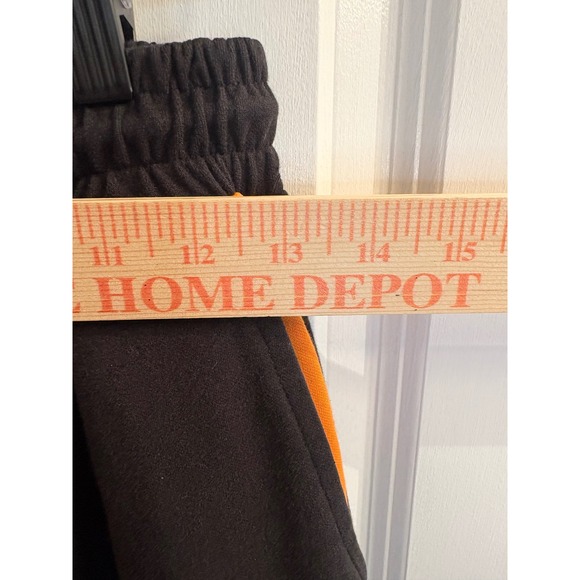 Hudson Outerwear NASA Jogger Sweatpants Mens Medium Black Orange Patches USA - Picture 10 of 11